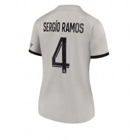 Damen Fußballbekleidung Paris Saint-Germain Sergio Ramos #4 Auswärtstrikot 2022-23 Kurzarm